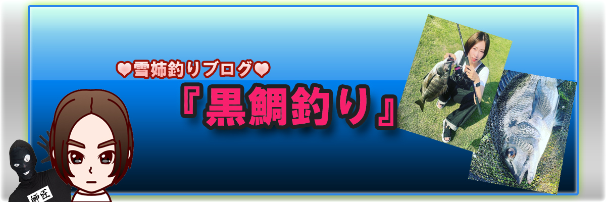 港湾 落とし込みで黒鯛ゲット 雪姉釣りブログ